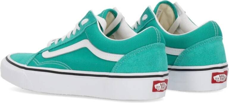 Vans Groene lage sneaker met rubberen zool Green Heren