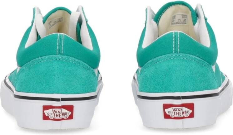 Vans Groene lage sneaker met rubberen zool Green Heren