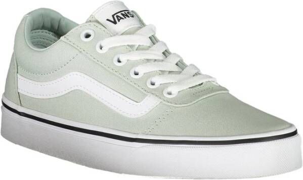 Vans Groene Polyester Sneaker met Veters Green Dames