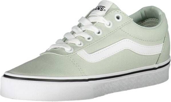 Vans Groene Polyester Sneaker met Veters Green Dames