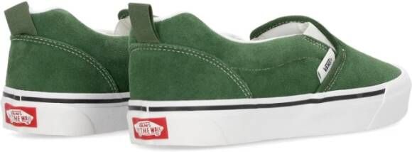 Vans Groene Slip-On Streetwear Sneakers Green Heren