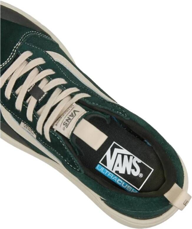 Vans Groene Sportieve Leren Sneakers Green Heren