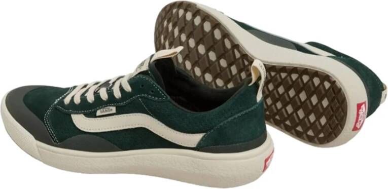 Vans Groene Sportieve Leren Sneakers Green Heren