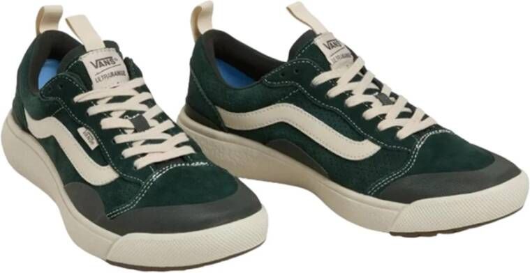 Vans Groene Sportieve Leren Sneakers Green Heren