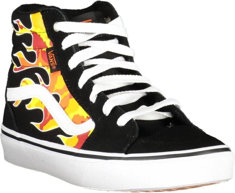 Vans Heren Hoge Sneakers Zwart Black Heren