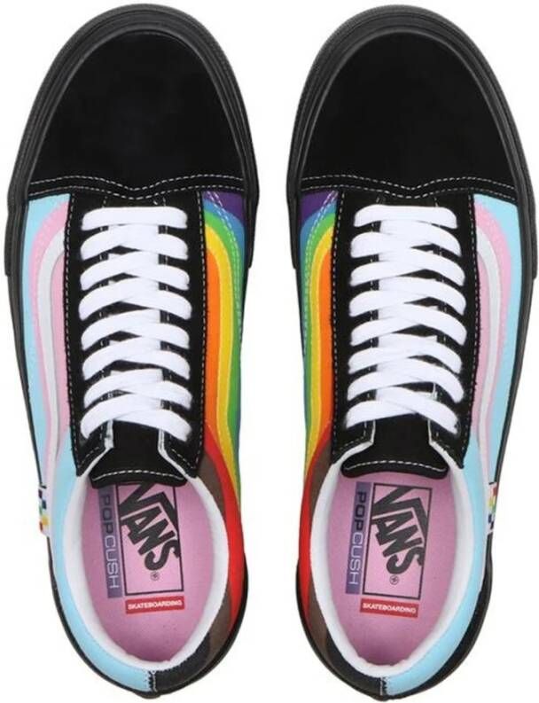 Vans Heren Textiel Leren Sneakers Multicolor Heren