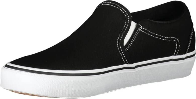 Vans Heren Zwarte Sportschoenen Contrastzool Black Heren