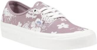 Vans Herfst Winter Stoffen Sneakers Collectie Purple Dames