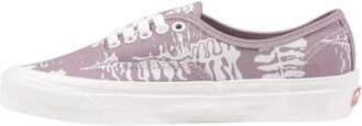 Vans Herfst Winter Stoffen Sneakers Collectie Purple Dames