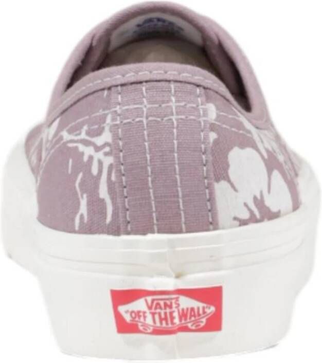 Vans Herfst Winter Stoffen Sneakers Collectie Purple Dames