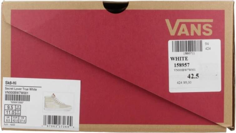 Vans Hoge Secret Lover Sneakers White Heren