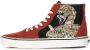 Vans Hoge Top Slangenprint Sneakers Red Heren - Thumbnail 3