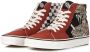 Vans Hoge Top Slangenprint Sneakers Red Heren - Thumbnail 4