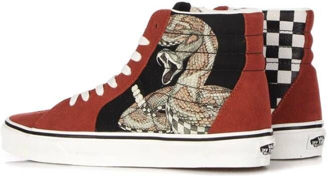 Vans Hoge Snake Print Sneaker Brown Heren