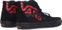 Vans Hoge Top Sk8-hi Logo Schoenen Zwart rood Black Heren - Thumbnail 4