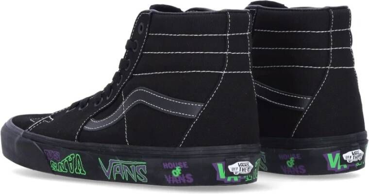 Vans Hoge Top Skate Schoen Zwart Black Heren