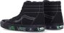 Vans Hoge Top Skate Schoen Zwart Black Heren - Thumbnail 6