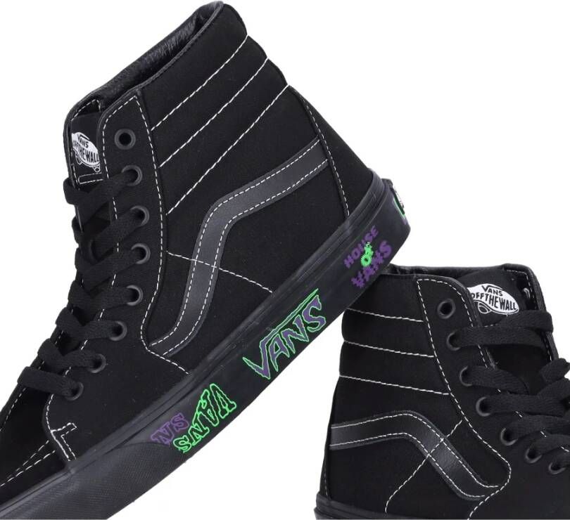 Vans Hoge Top Skate Schoen Zwart Black Heren