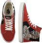 Vans Hoge Top Slangenprint Sneakers Red Heren - Thumbnail 2