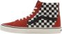 Vans Hoge Top Slangenprint Sneakers Red Heren - Thumbnail 4