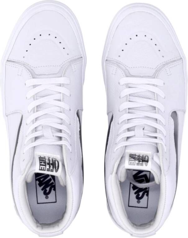 Vans Hoge Top Sneaker Wit Lenticulaire Strepen White Heren