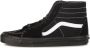 Vans Hoge Top Suède Canvas Sneaker Zwart Black Heren - Thumbnail 3