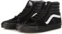 Vans Hoge Top Suède Canvas Sneaker Zwart Black Heren - Thumbnail 6