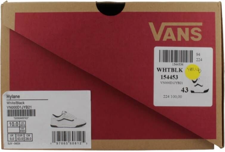 Vans Hylane Sneakers White Heren