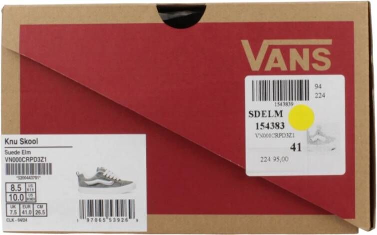 Vans Klassieke Gebreide Sneakers Green Heren