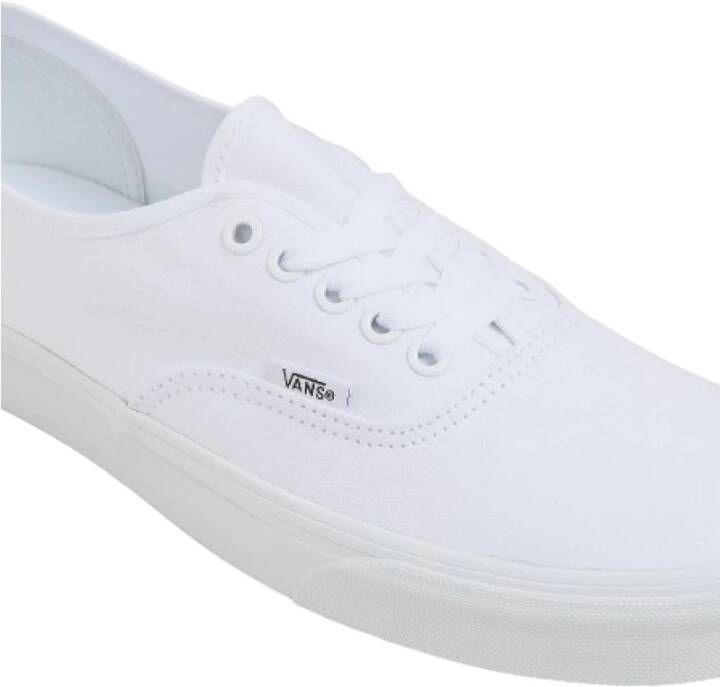 Vans Klassieke Lage Top Canvas Sneakers White Heren