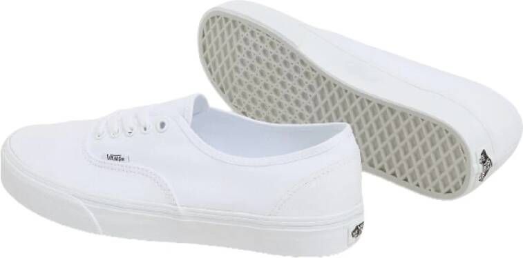 Vans Klassieke Lage Top Canvas Sneakers White Heren