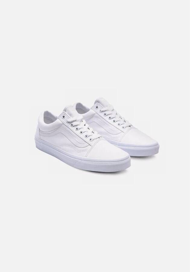 Vans Klassieke Skate Schoenen Wit White Heren