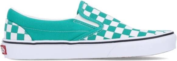 Vans Klassieke Slip-on Peper Groen Wit Sneaker Green Heren