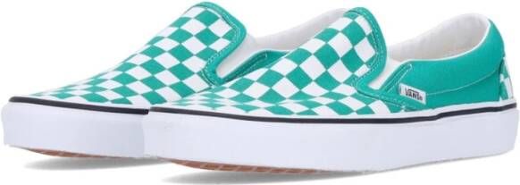 Vans Klassieke Slip-on Peper Groen Wit Sneaker Green Heren