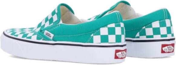 Vans Klassieke Slip-on Peper Groen Wit Sneaker Green Heren