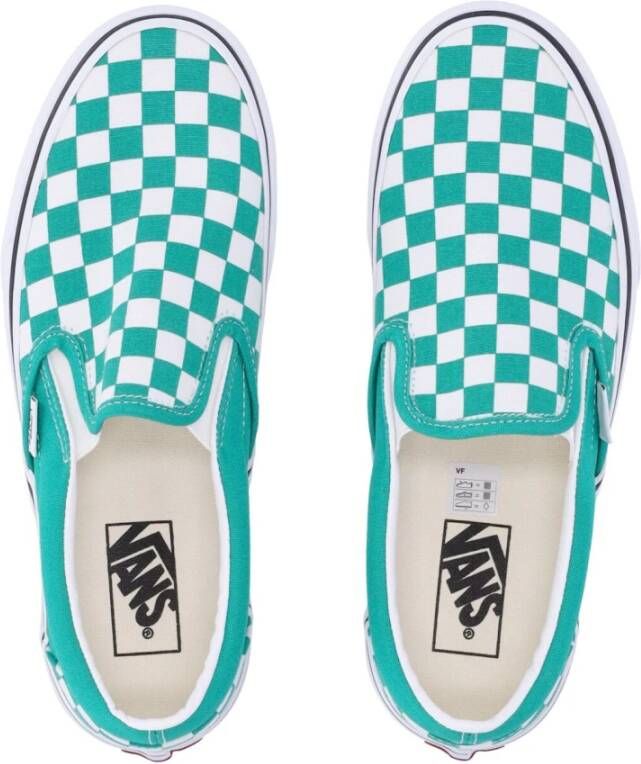 Vans Klassieke Slip-on Peper Groen Wit Sneaker Green Heren