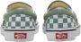 Vans Instappers Classic Slip-On COLOR THEORY CHECKERBOARD ICEBERG GREEN - Thumbnail 4