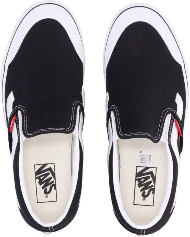 Vans Klassieke Slip-on Sidestripe Lage Schoen Black Heren