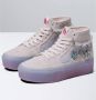 Vans Kleurrijke Hoge Top Sneakers Purple Dames - Thumbnail 2