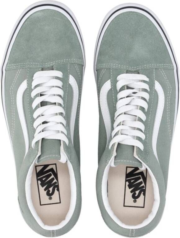 Vans Kleurtheorie Lage Schoen Groen Green Heren