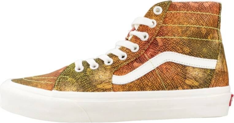 Vans Kobra High Top Sneakers Orange Dames