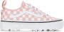 Vans Lage Canvas Sneaker Katoen Snoep Wit Pink Dames - Thumbnail 2