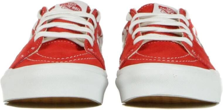 Vans Lage Racing Red Checkerboard Schoenen Red Heren