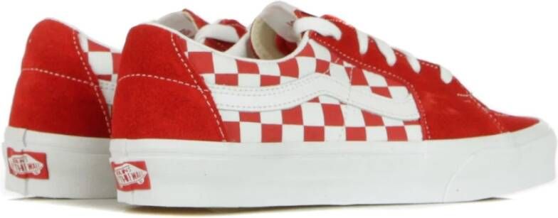 Vans Lage Racing Red Checkerboard Schoenen Red Heren