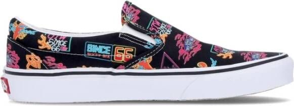 Vans Lage Slip-on Sneakers Zwart neon Multicolor Heren