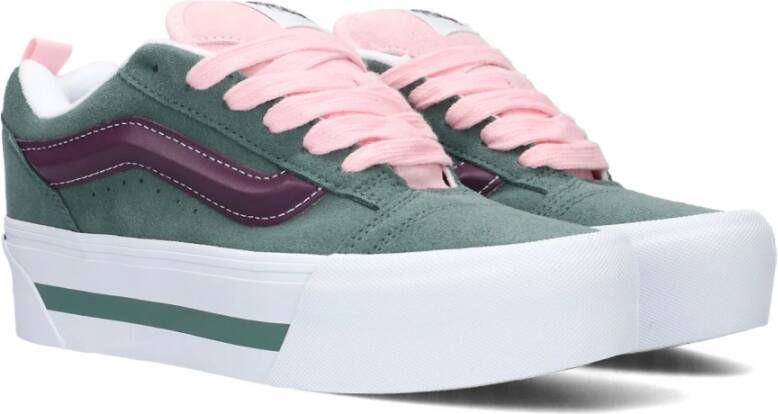 Vans Lage Sneakers Knu Stack Green Dames