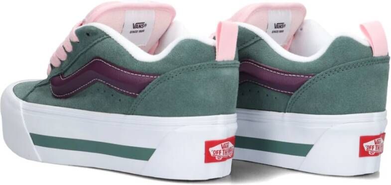 Vans Lage Sneakers Knu Stack Green Dames