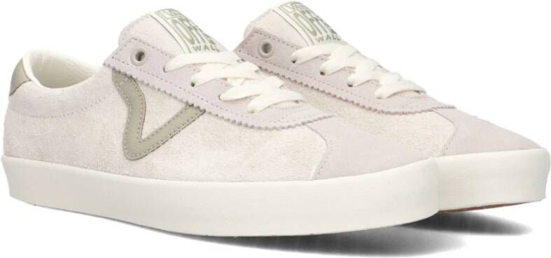 Vans Lage Sport Sneakers Beige Groen Grijs White Dames