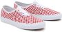 Vans Lage-Top Authentieke Skateboard Sneakers Red - Thumbnail 5