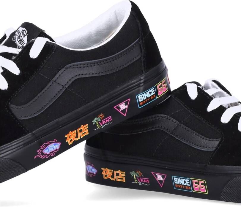 Vans Lage Top Sneaker Zwart Neon Black Heren